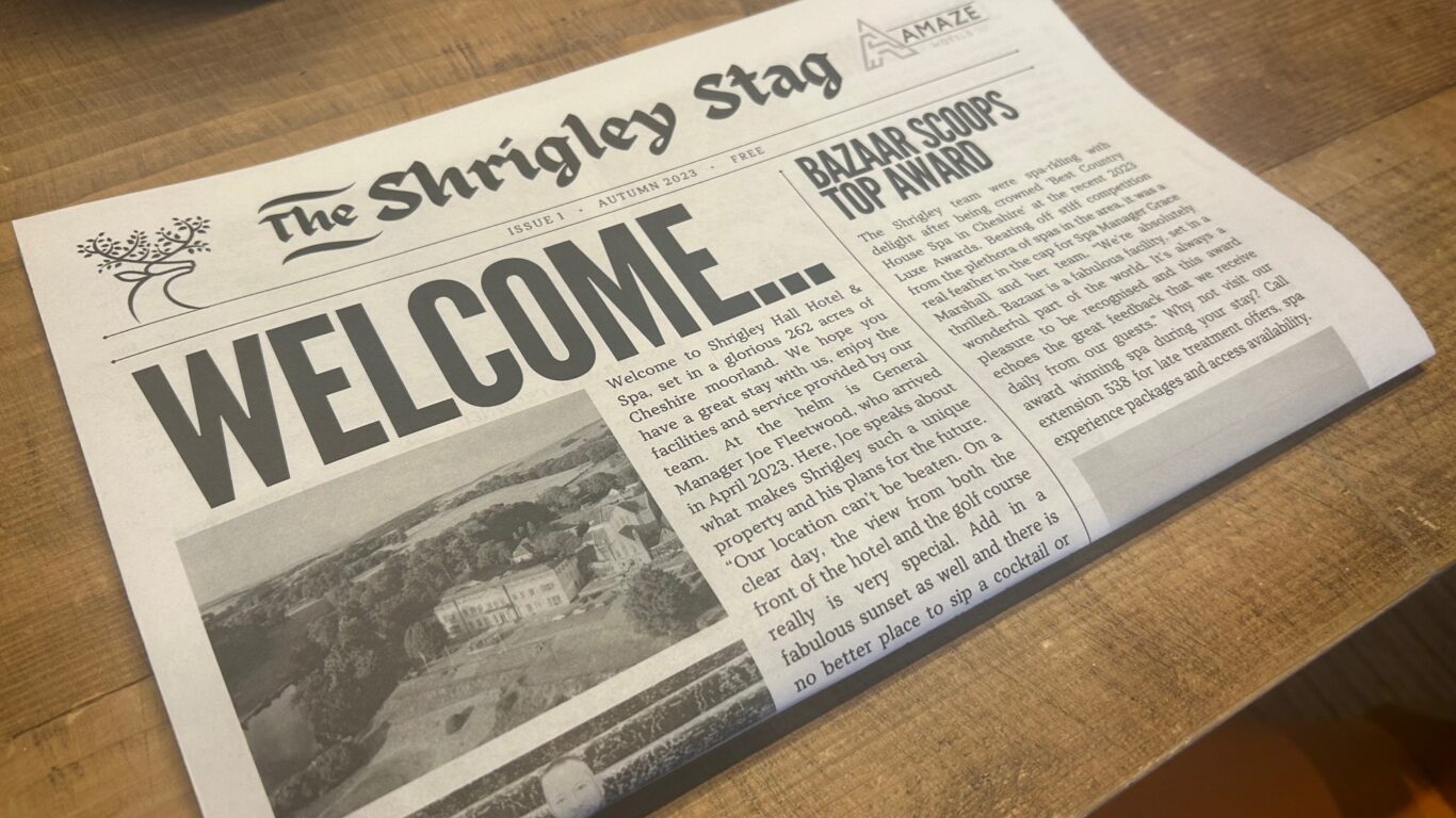 Shrigley Newspaper